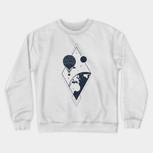 Sky. Earth. Air Balloon Crewneck Sweatshirt